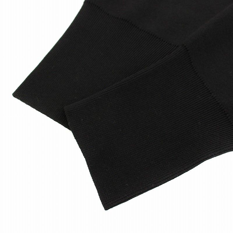 未使用品 イエナ 24AW スーパーファインスムースVネックプルオーバー ニット セーター 長袖 タグ付き F 黒 24080900355030 レディース イエナ IENA 24AW スーパーファインスムースVネックプルオーバー