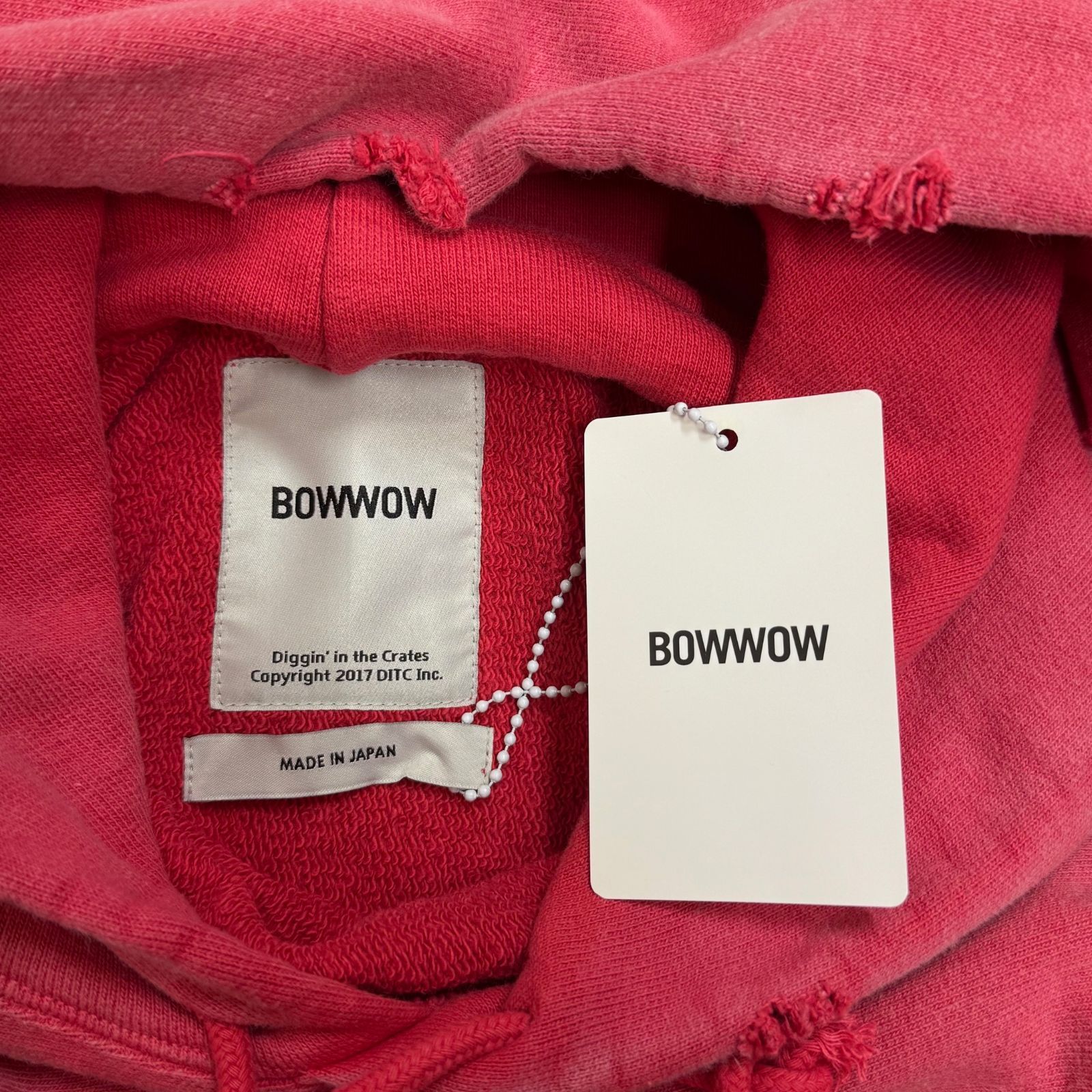 参考上代31900円 未使用品 BOWWOW 1ST MARINE DIVISION HOODIE マリン 