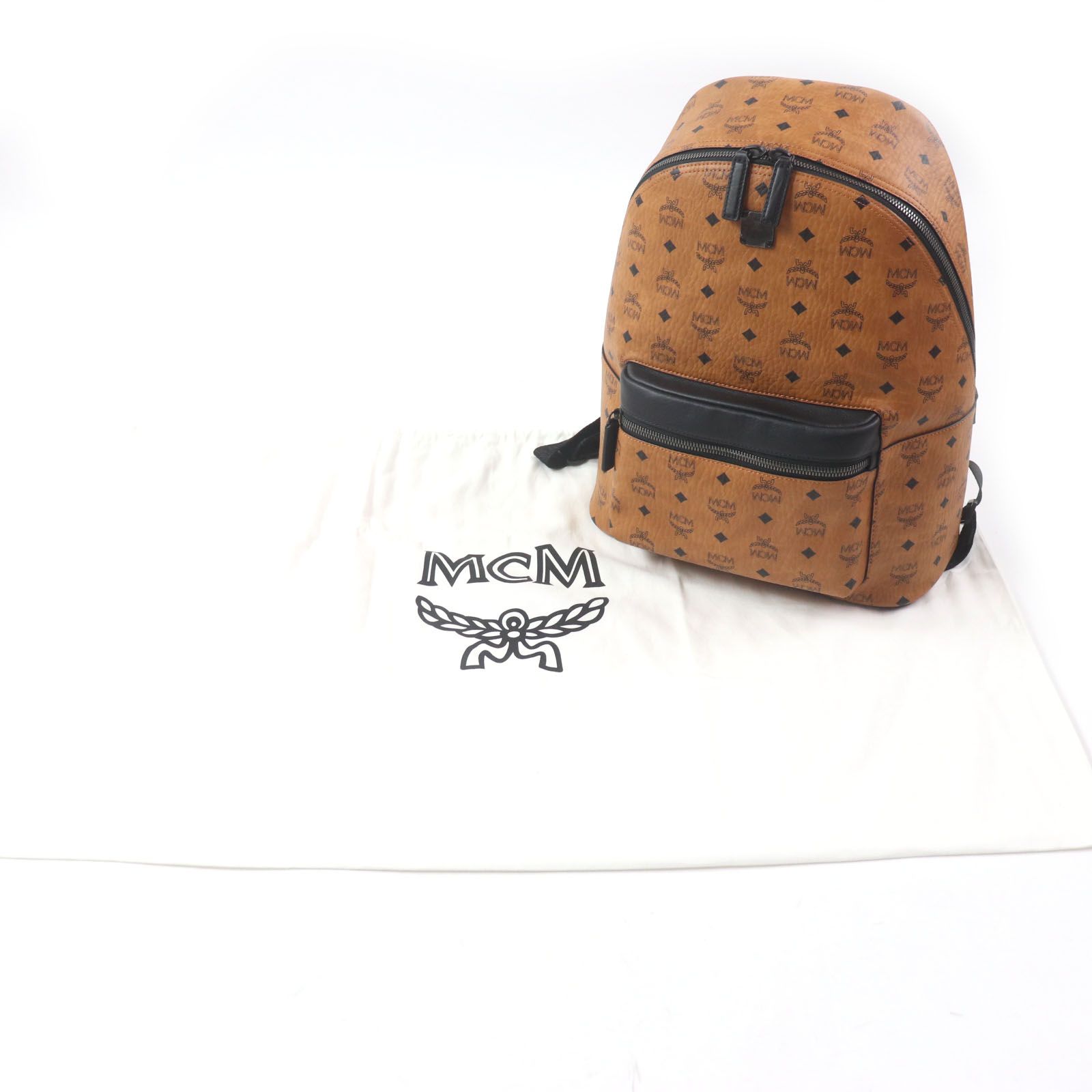 未使用品▽MCM エム・シー・エム MMKCSVE01CO001 Stark Backpack