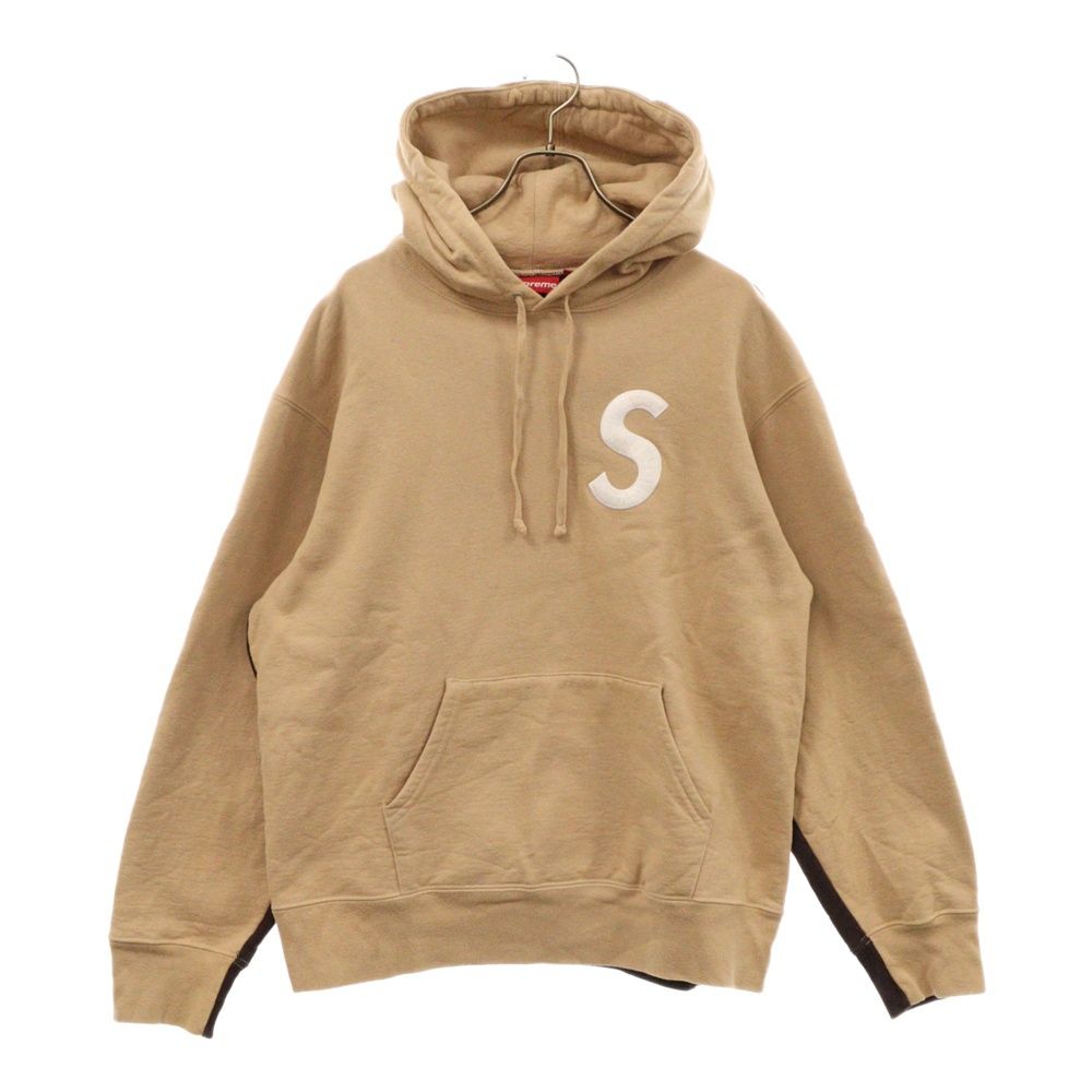 SUPREME (シュプリーム) 21AW S Logo Split Hooded Sweatshirt Sロゴ プルオーバースウェットパーカー  フーディー ブラウン - メルカリ