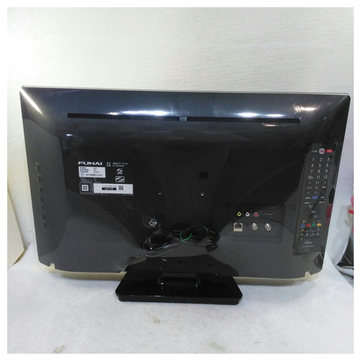 中古】本体・リモコンのみ フナイ 24V型 ハイビジョン液晶テレビ ブラック FL-24H1010 - メルカリ