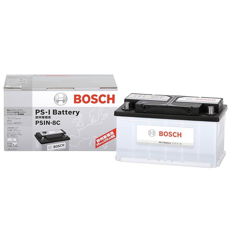 BOSCH ボッシュ 国産車 輸入車バッテリー PS-Iバッテリー PSIN-8C LBN4 1