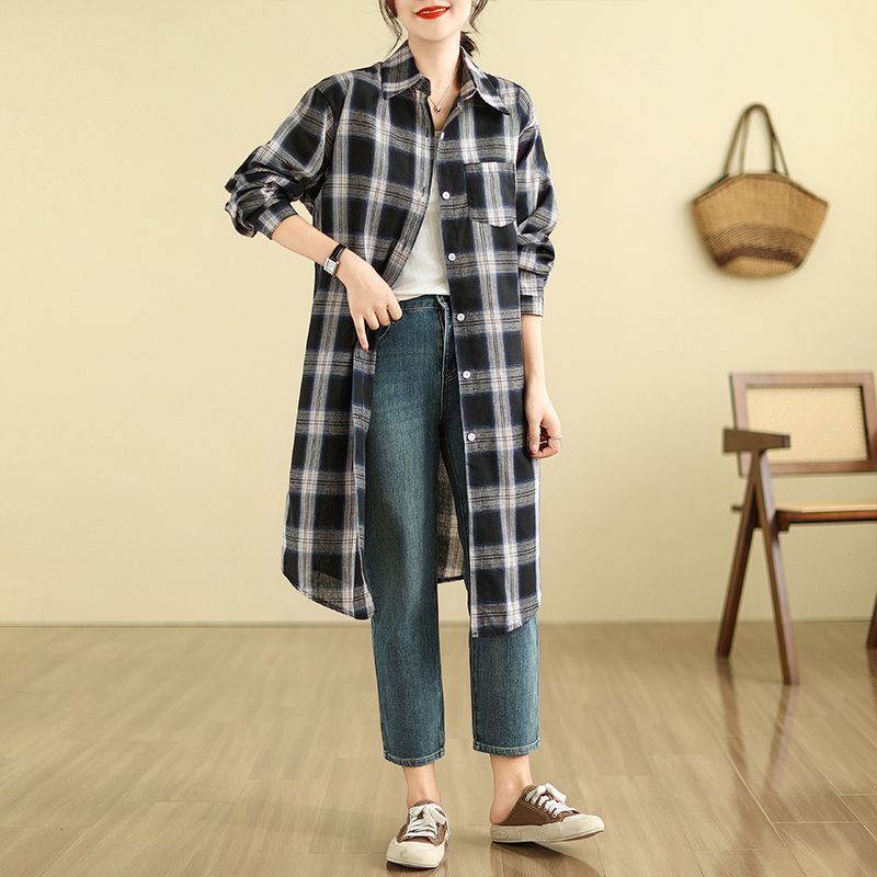 ロングシャツ レディース シャツ シャツワンピース ロングシャツ