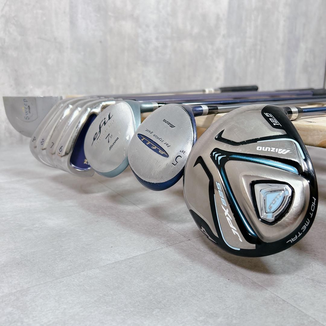 X800 ミズノ 他 レディース ゴルフ クラブ セット 9点 マンシングウェア X800 ミズノ 他 レディース ゴルフ クラブ セット 9点 マンシング