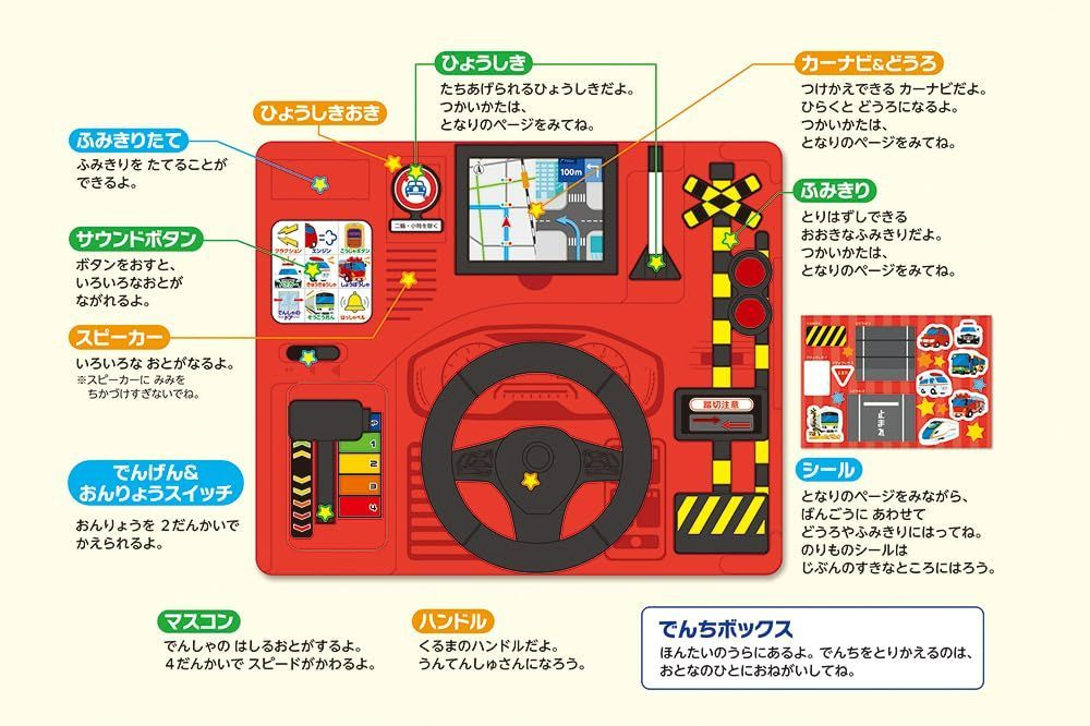 ふみきりカンカン のりものえほん コスミック出版