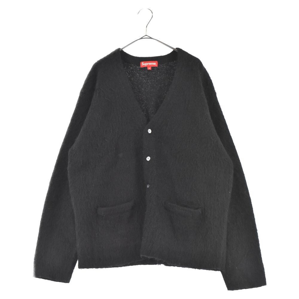 SUPREME (シュプリーム) 20AW Brushed Mohair Cardigan ブラッシュド モヘア カーディガン ブラック - メルカリ