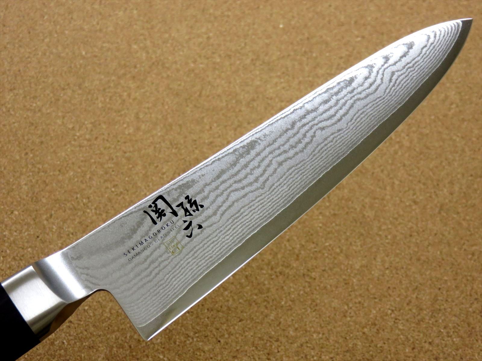 関の刃物 牛刀 18cm (180mm) 貝印 関孫六 ダマスカス 33層 ステンレス