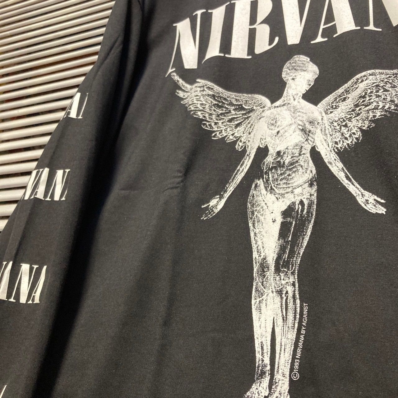 ヴィンテージNIRVANA ロングスリーブ Tシャツ ロング nirvana tシャツ 90s Special NIRVANA ロングスリーブ Tシャツ