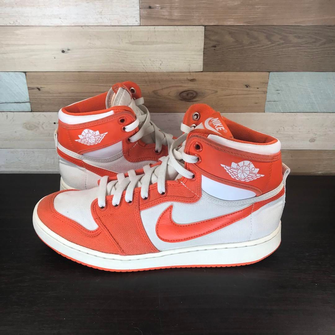 NIKE AIR JORDAN 1 エア ジョーダン 1 ノックアウト オレンジ ホワイト 