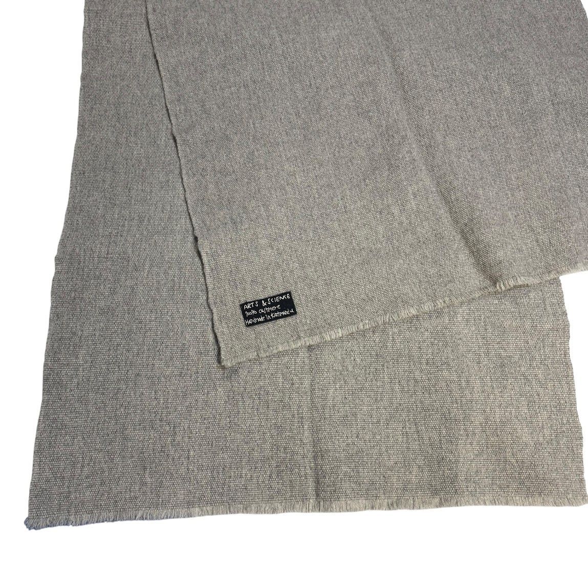 ARTS&SCIENCE カシミヤ 大判ストール 美品】 ARTS&SCIENCE アーツアンドサイエンス カシミア ストール