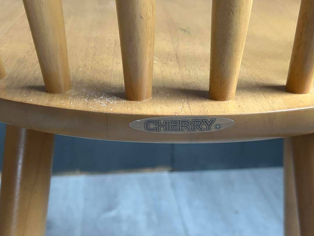 ④cherry 桜屋工業　ウィンザーチェア　アームチェア　オークレイチェア　nz ④cherry 桜屋工業 ウィンザーチェア アームチェア オークレイ