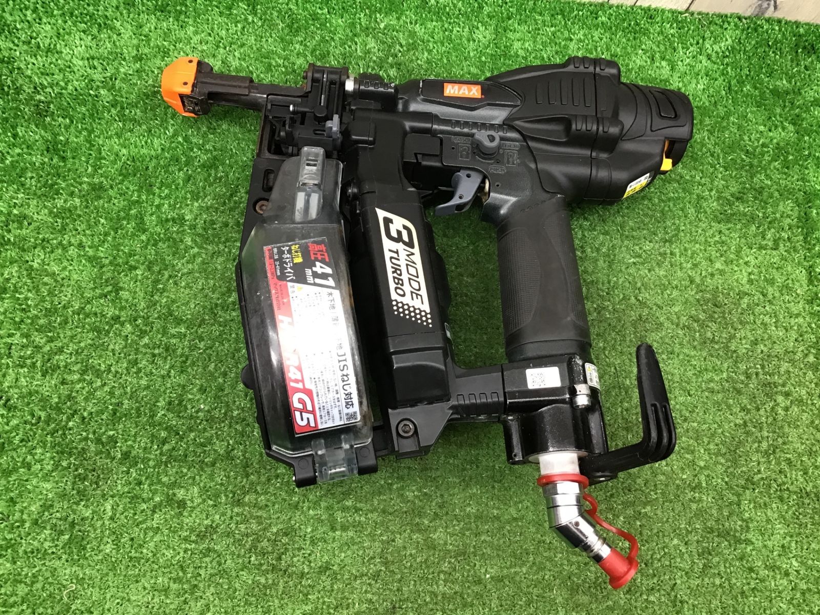 動作品 △MAX マックス 41mm 高圧ターボドライバー HV-R41G5-BK 色 黒△アクトツール富山店△C