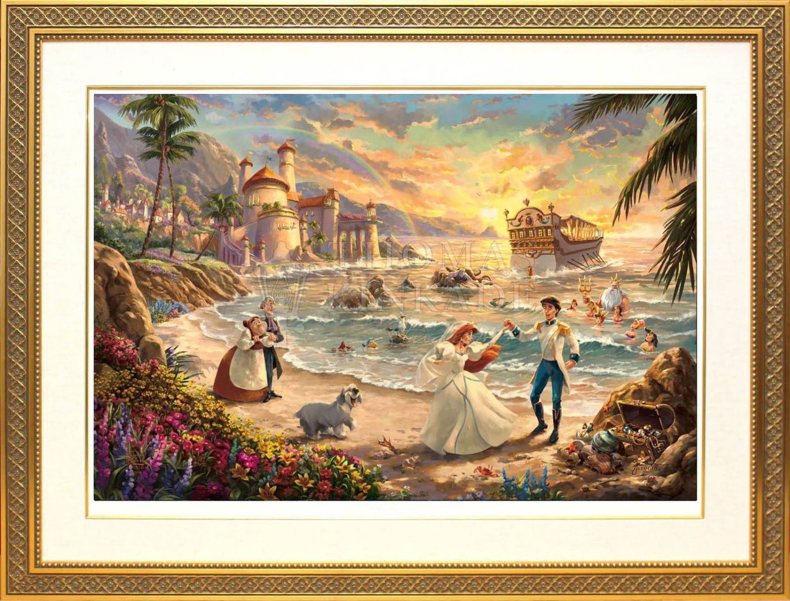 ディズニー/トーマス キンケード「リトル マーメイド/セレブレーション