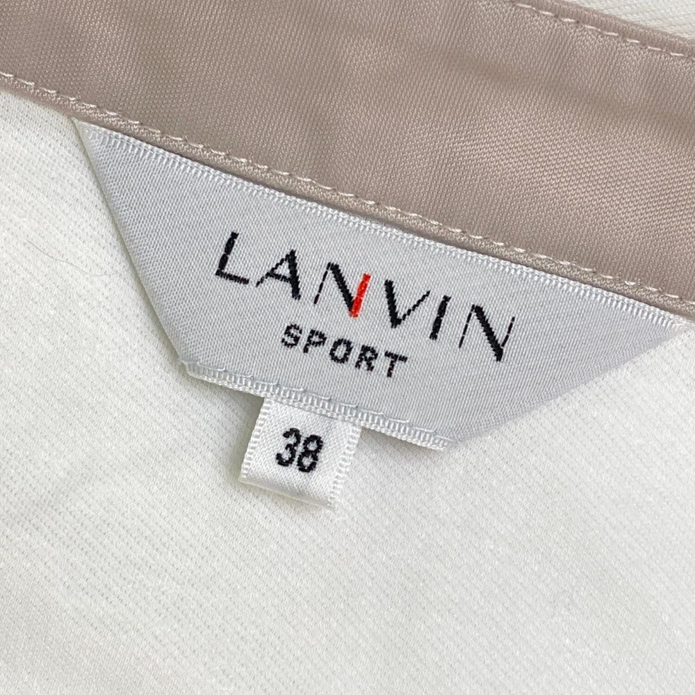 サイズ：38 LANVIN SPORT ランバン スポール 五分袖ポロシャツ