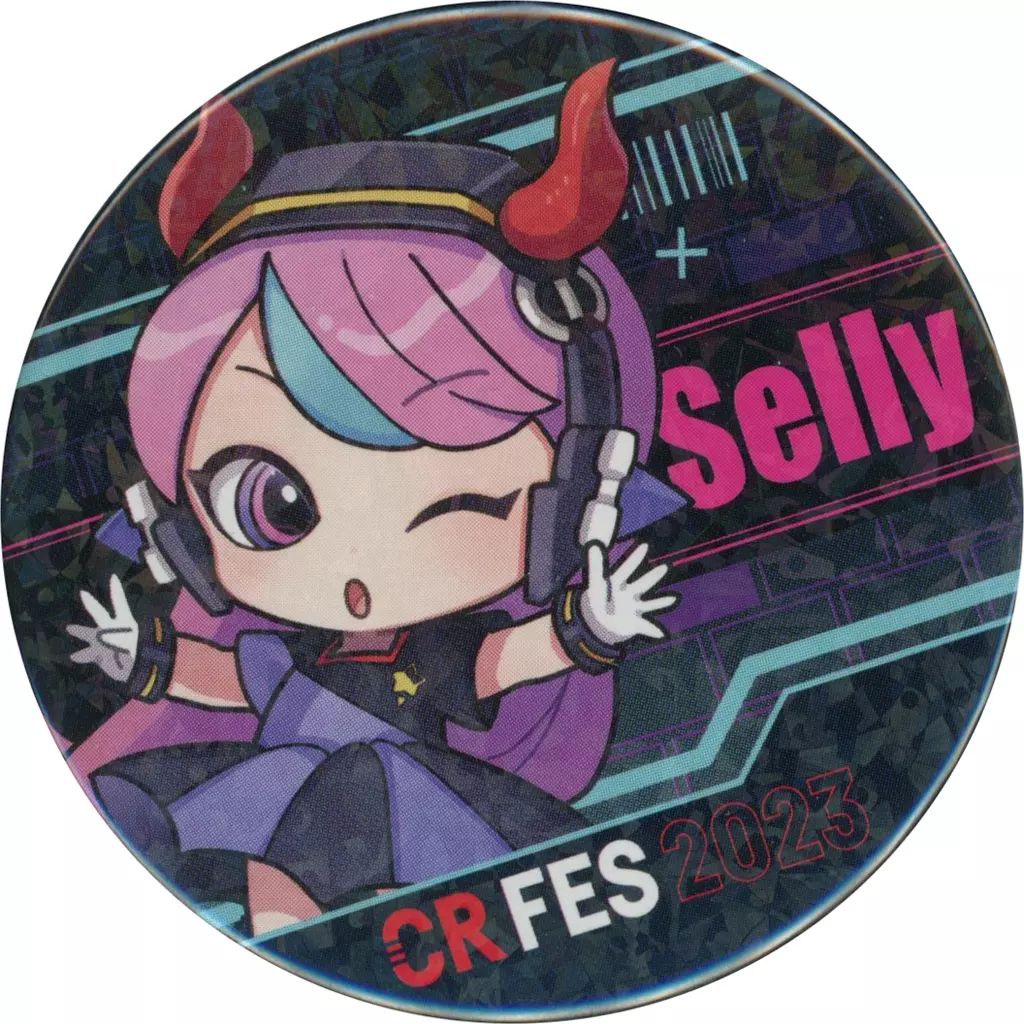 CRフェス　2023　缶バッジ　Selly Crazy raccoon CR FES フェス 2023 selly 缶バッジ - メルカリ CR