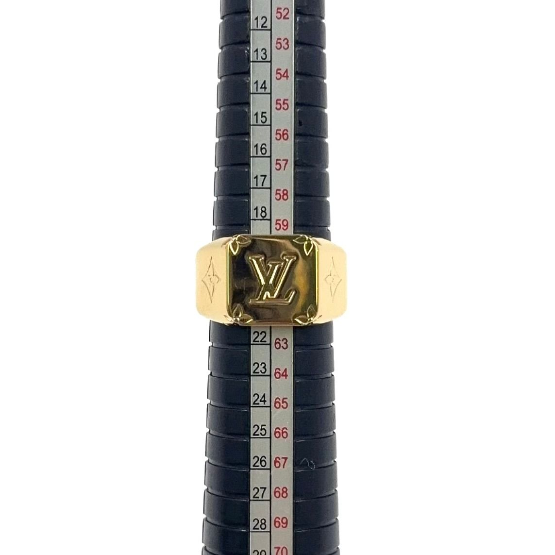 ルイヴィトン　シグネット　リング　ゴールド　19号 中古・古着通販】LOUIS VUITTON (ルイ ヴィトン) シグネットリング