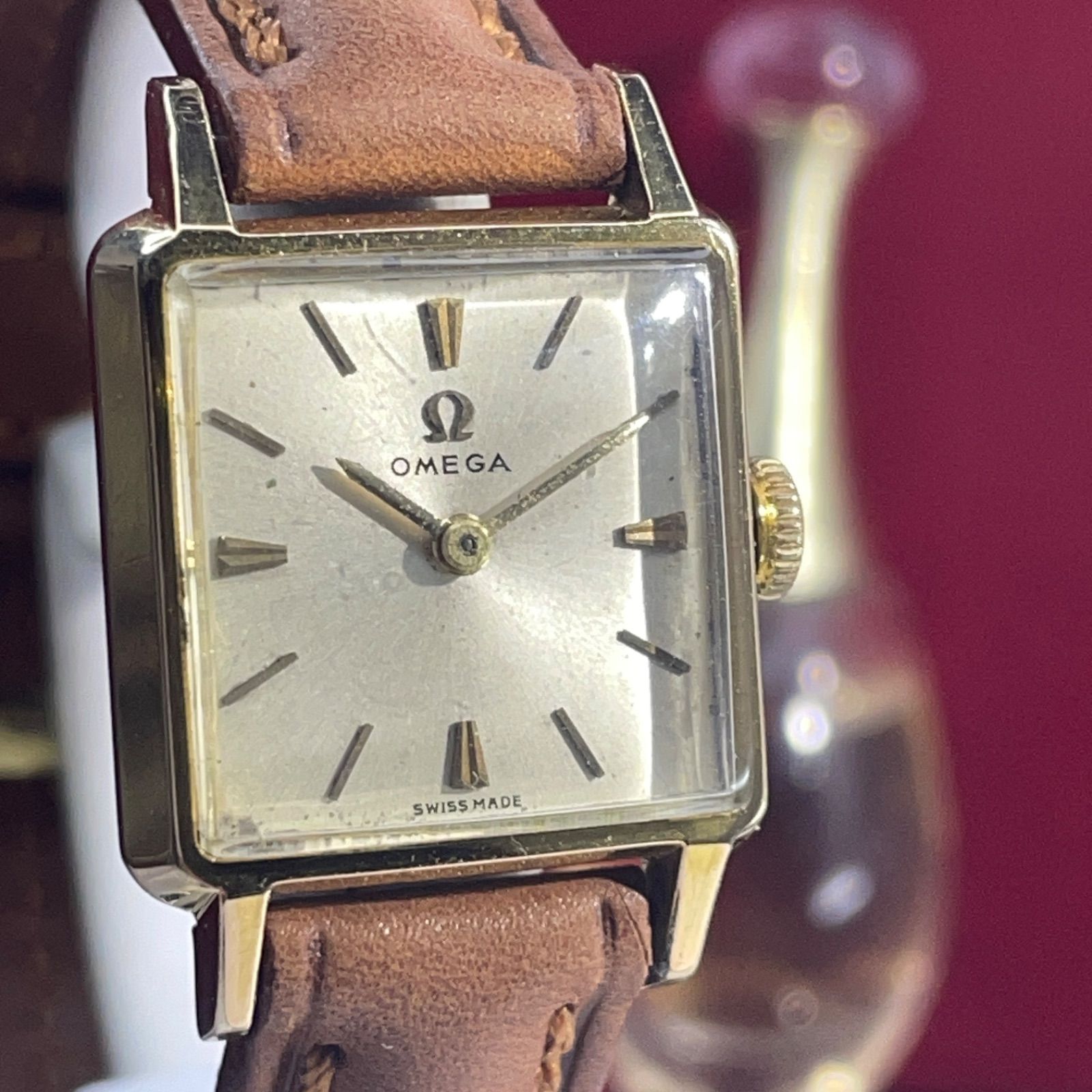 ★OH済 70s OMEGA 手巻 純正尾錠 レディース スイス製 腕時計 ☆OH済 70s OMEGA 手巻 純正尾錠 レディース スイス製 腕時計