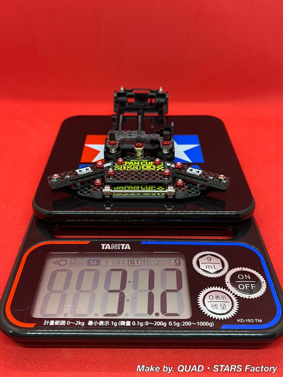 ミニ四駆・VZシャーシ用】1軸リヤアンカー＋ローラーアンダー