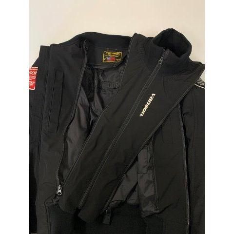 20％OFF！】VANSON プロテクター付きナイロンジャケット ブラック M L