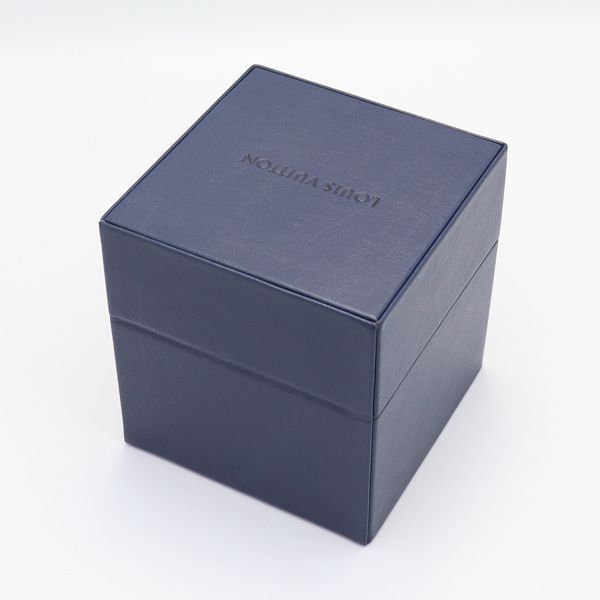 Louis Vuitton 時計ボックス ネイビー 良品 箱付 ルイヴィトン ネイビー 空箱/BOX/ケース メンズ