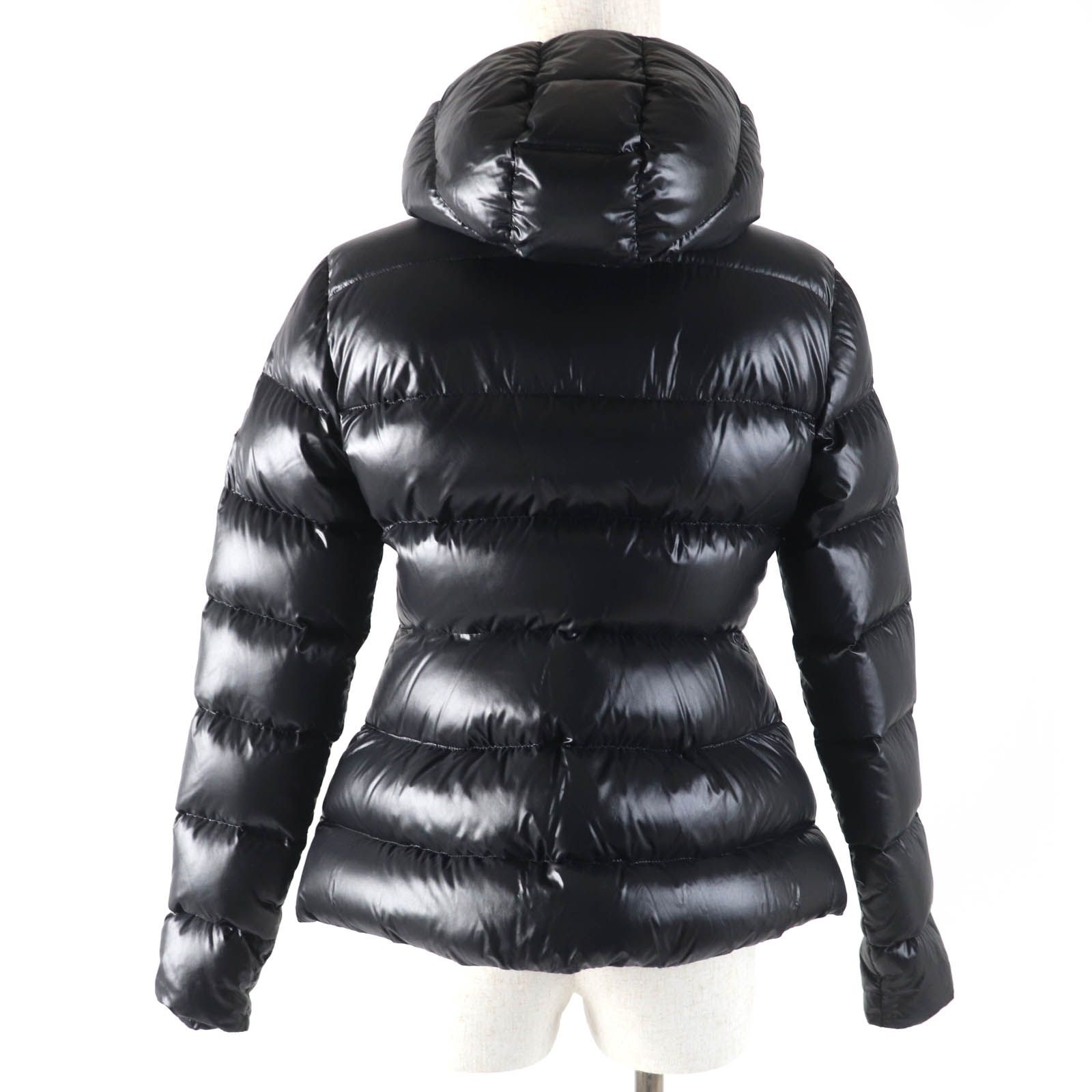 極美品☆MONCLER モンクレール RHIN デカロゴワッペン・フード付 極美品☆MONCLER モンクレール RHIN デカロゴワッペン・フード付