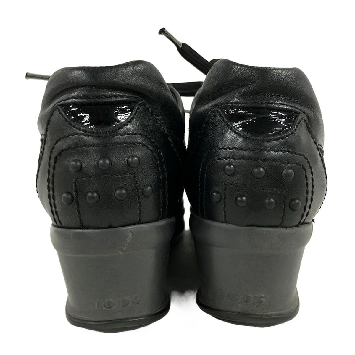 TOD'S(トッズ) スニーカー 36 1/2 レディース - 黒 インソール