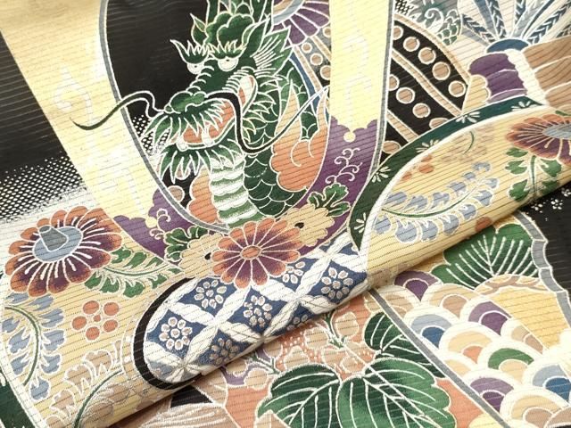 吉祥文 暈し染め