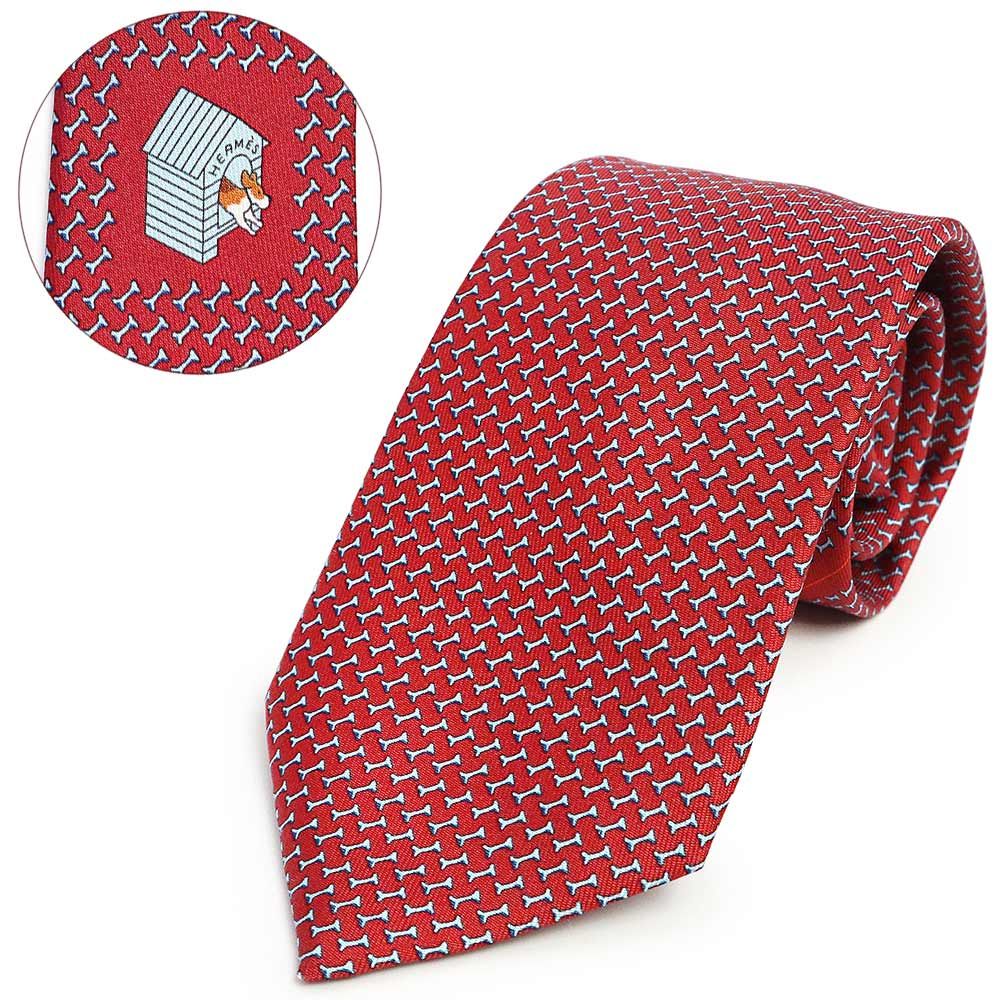 HERMES（エルメス) ネクタイ 未使用 未使用 箱付き ネクタイ HERMES