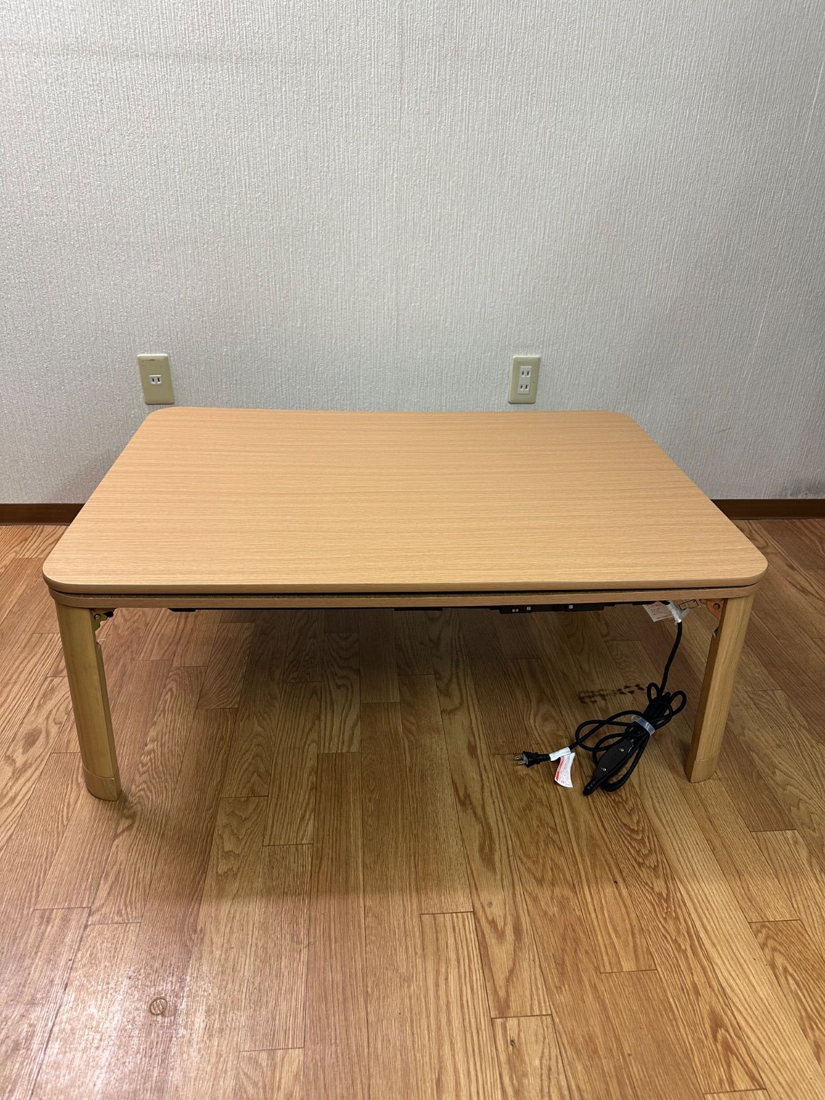 フラットヒーター こたつテーブル 華芝ジャパンKU-105S6 【動作確認済】 フラットヒーター こたつテーブル 華芝ジャパンKU-105S6 【動作