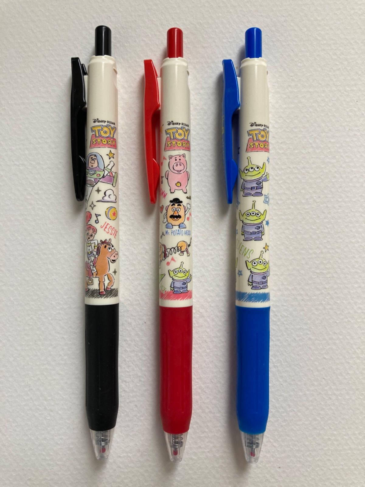 数量限定 廃番 サラサクリップ×トイストーリー 0.5mm黒赤青ボールペン