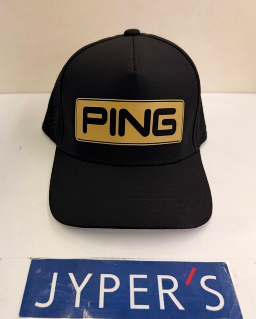 【新品未使用品】ピンゴルフ TOUR CAP ツアーキャップ HW-T2501 PING ブラック（葛西店）