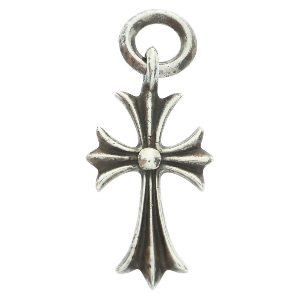 CHROME HEARTS クロムハーツ TINY CH CROSS P DMND タイニーCHクロス チャーム アフター パヴェ ダイヤ ネックレストップ シルバー BCA 382