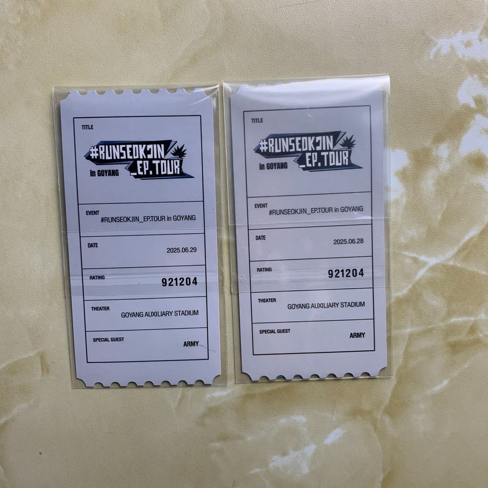 bts ジン(JIN・ソクジン) ARMY ZONE トレカ GIFT ギフト BTS ジン JIN