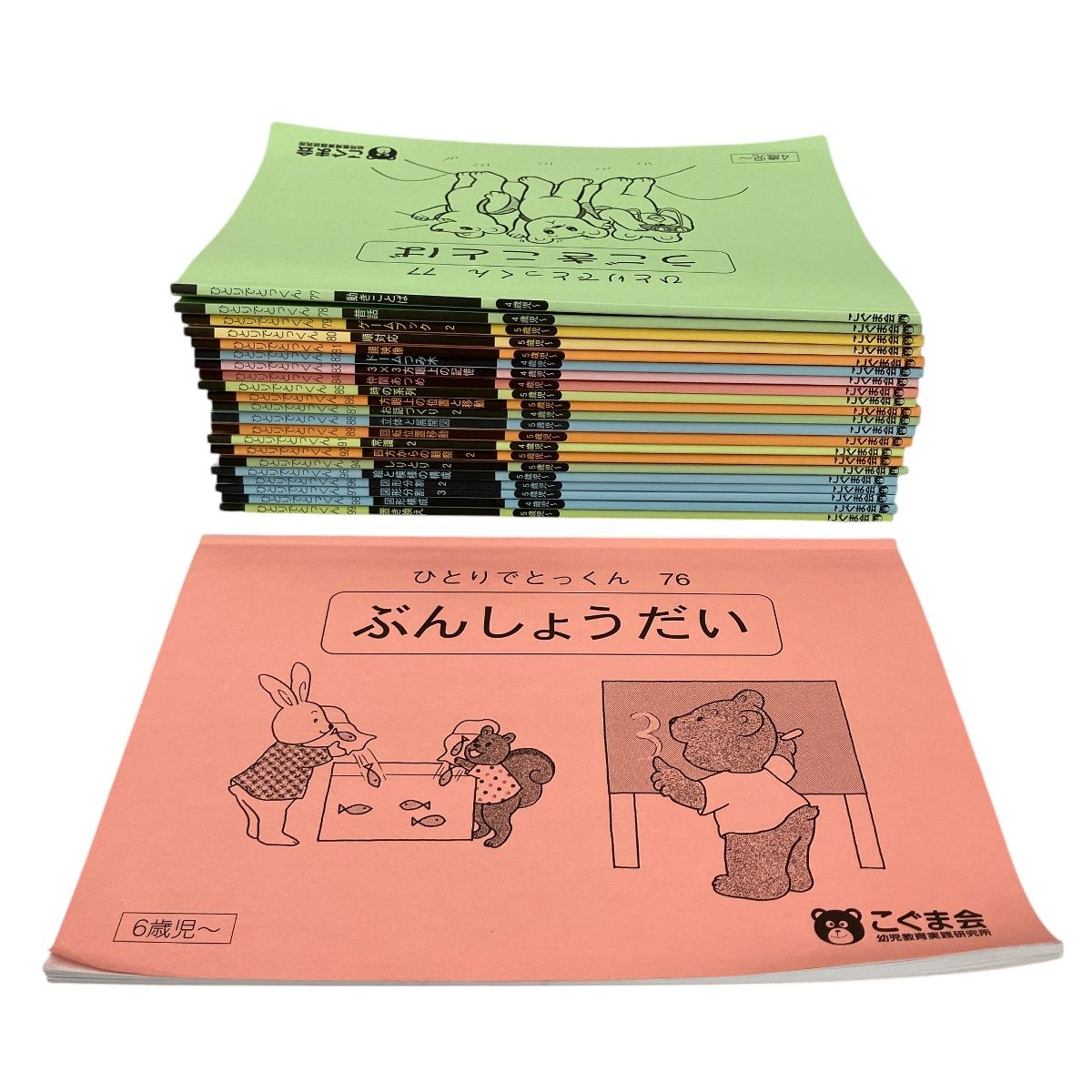 こぐま会 幼児教育実践研究所 ひとりでとっくん テキスト 100冊