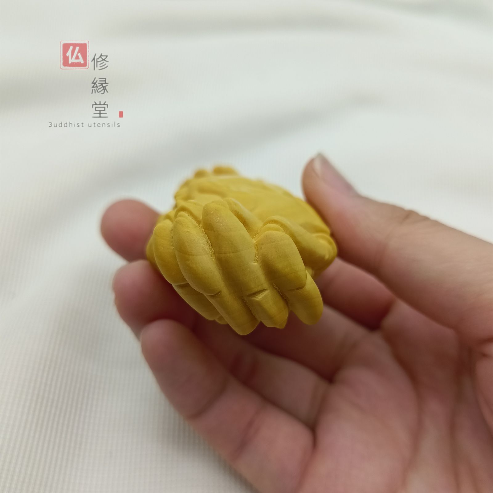 本物そっくり！【蟹　かに　カニ　2匹　繊細彫り細工　木彫　鑑賞・B7】美術工芸 0_53140bb5ecefa9ef46e21800dd78