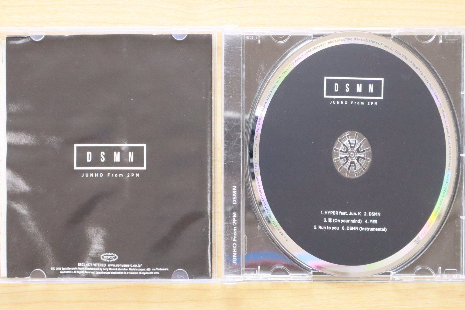 国内盤CD☆ジュノ(From 2PM)/JUNHO(From 2PM)□ DSMN 【ESCL4676