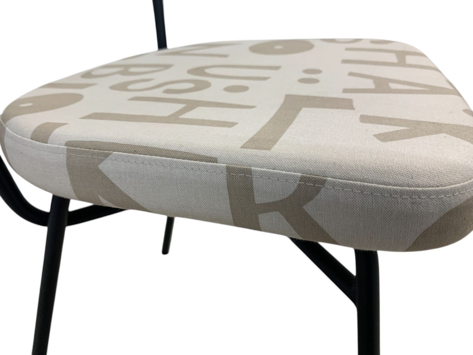 IDEE イデー FERRET CHAIR Black frame YUNOKI Alphabet 幅507 × 奥行