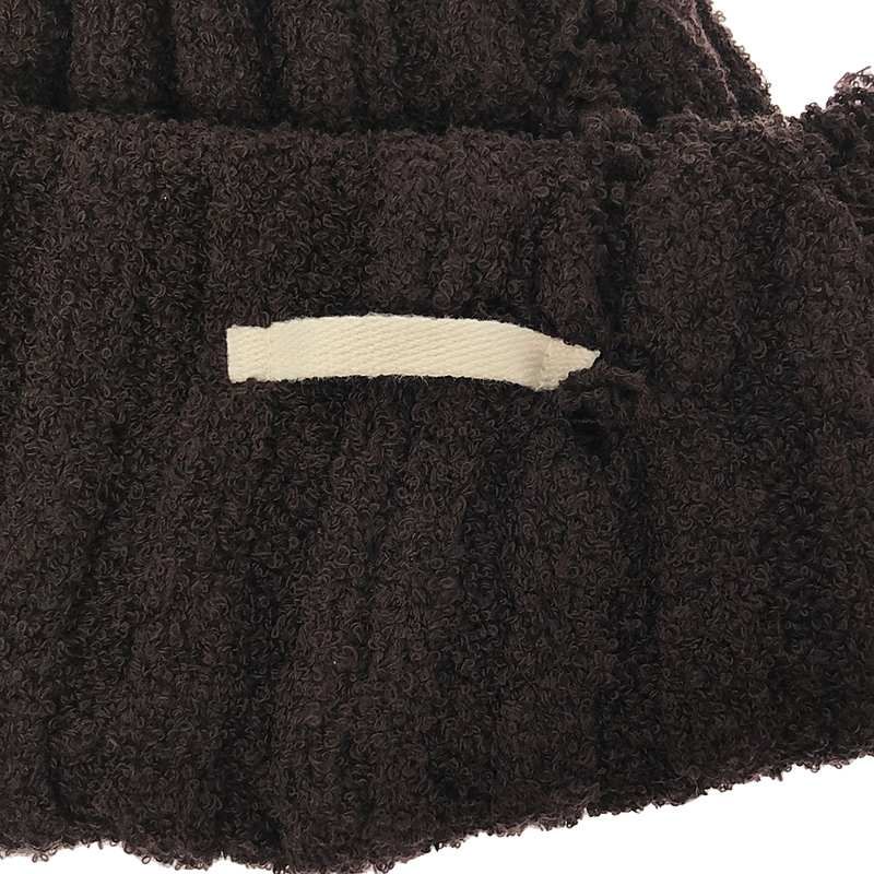 帽子 MAISON KINEMA Pile damage knit cap MAISON KINEMA Pile damage knit cap