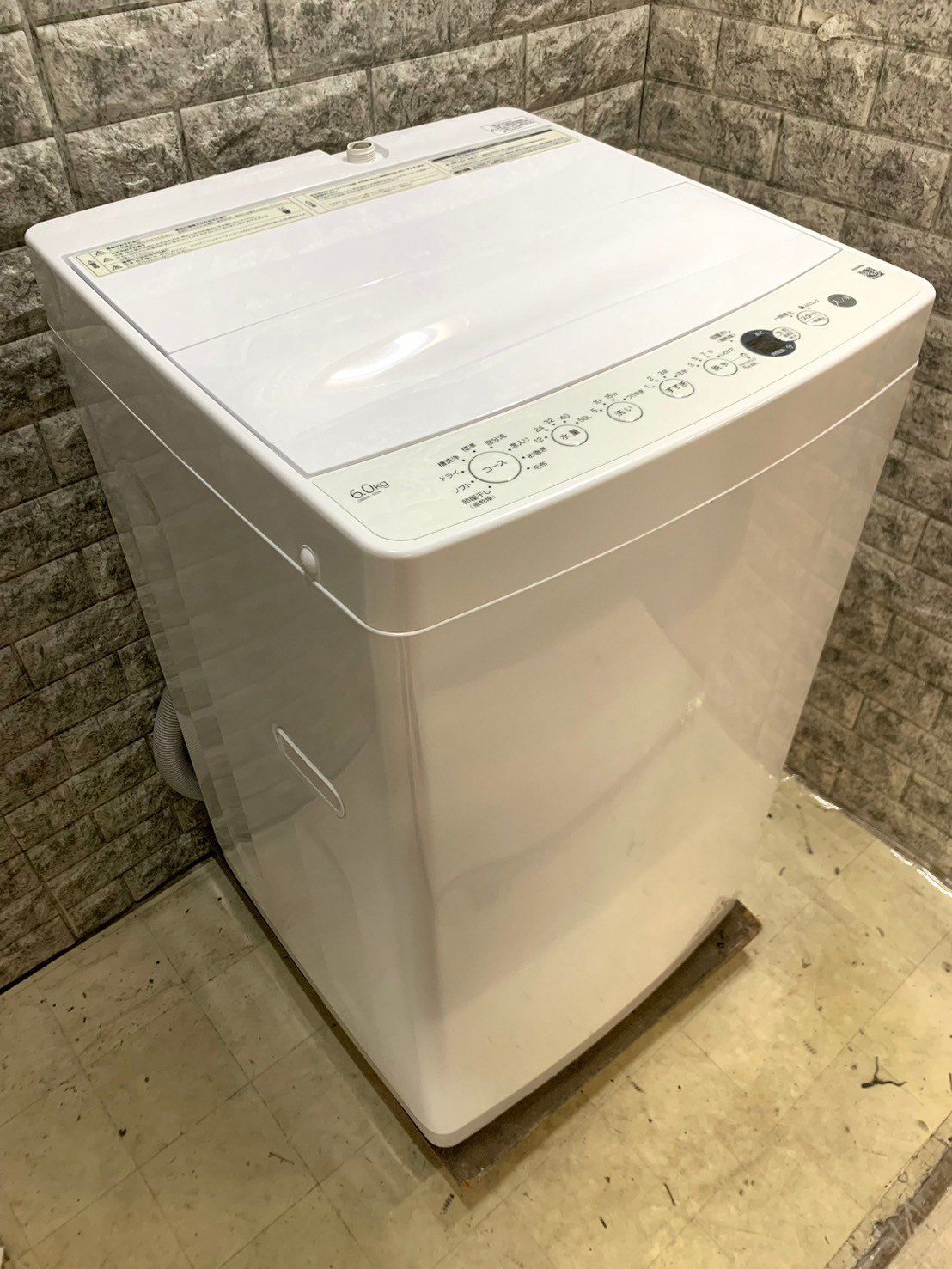 ハイアール洗濯機6kg 2022年製 OBBW-60A 縦型 美品 埼玉送料無料 全自動洗濯機 ホワイト OBBW-60A(W) [洗濯6.0kg /乾燥2.5kg