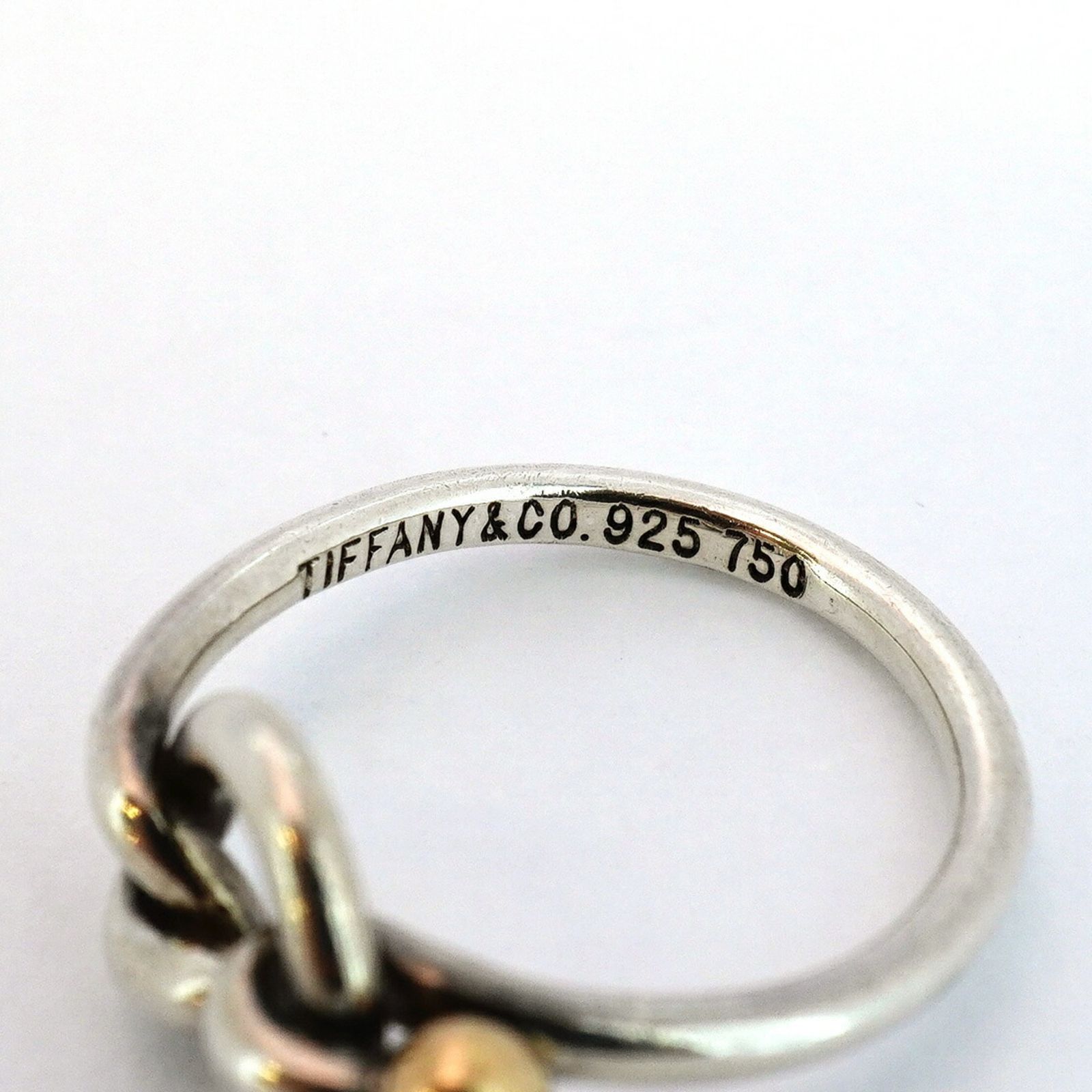 極美品✨ ティファニー 指輪 リング ラブノット イエローゴールド #11 極美品✨ ティファニー 指輪 リング ラブノット イエロー