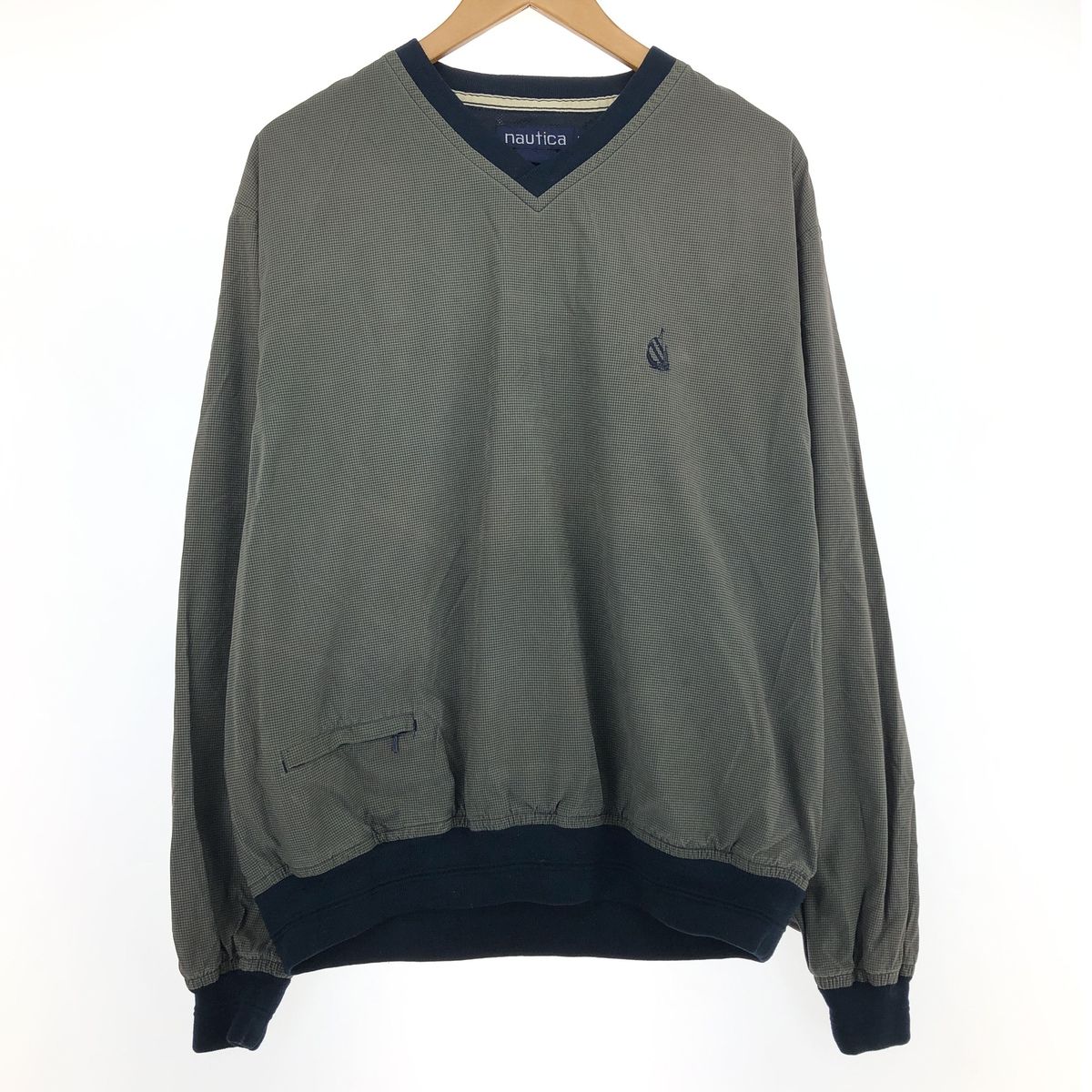 古着 90年代 ノーティカ NAUTICA 千鳥格子柄 Vネック ウォーム 古着 90年代 ノーティカ NAUTICA 千鳥格子柄 Vネック ウォーム