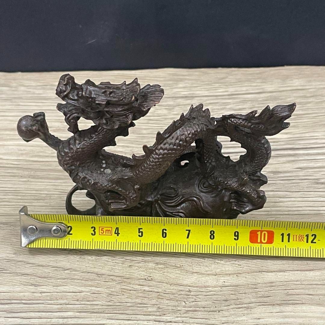銅制 竜 十二支竜 オフィス 家庭 客間 開運 風水 装飾品 工芸品 置物