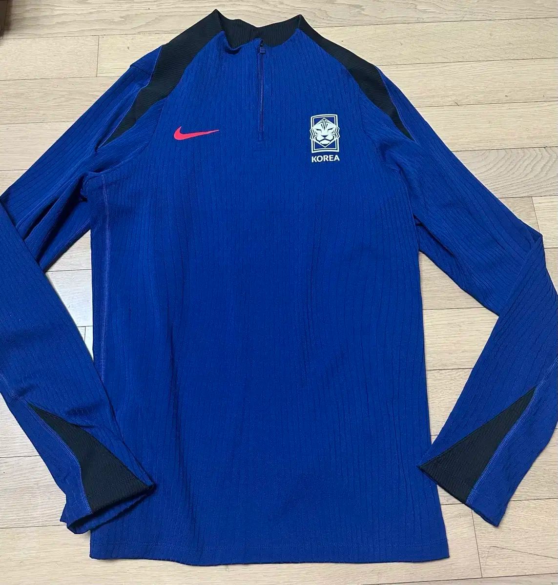 Nike 韓国代表 ハーフジップシャツ グレー NIKE ロゴ ハーフジップ スウェットシャツ 3COLOR (Nike