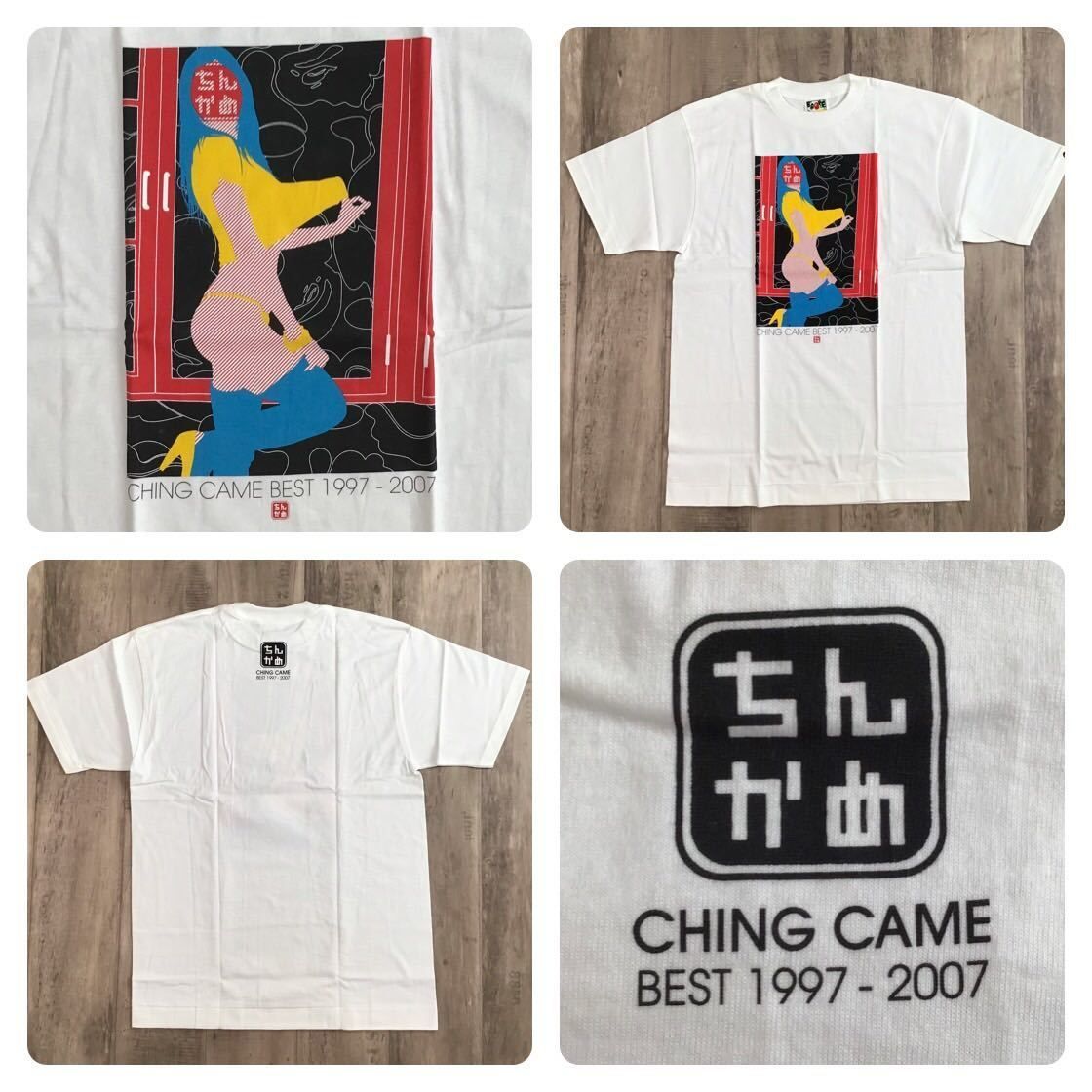 ☆新品☆ 2008年 ちんかめ × BAPE 10周年記念 BAPE camo アート T 