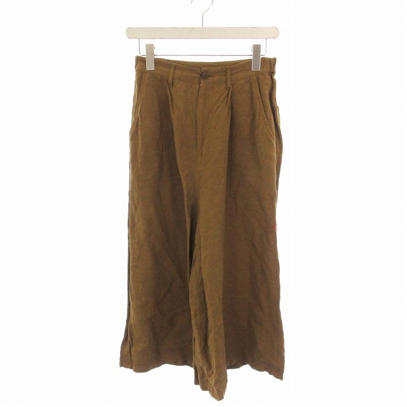 パーマネントエイジ　リネンストレートパンツ パーマネントエイジ リネンストレートパンツ