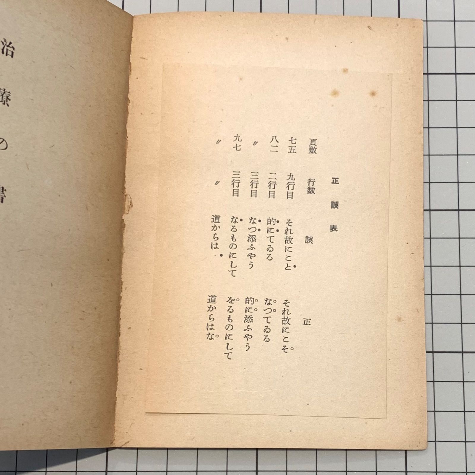 治療の書』野口晴哉 自然健康保持會 昭和26年発行 非売品 - メルカリ