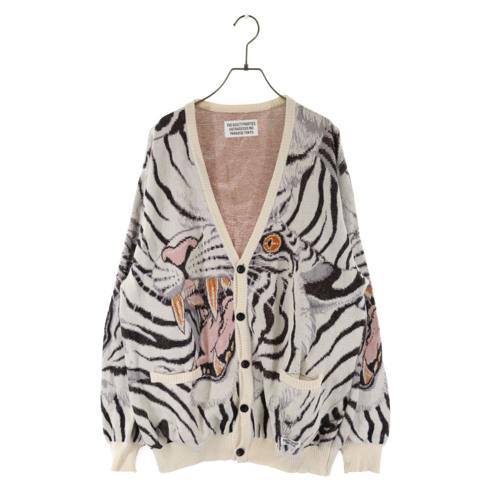 22ss ワコマリア ティムリーハイ ニットジャガードカーディガン WACKO MARIA (ワコマリア) 22SS × TIM LEHI JACQUARD CARDIGAN