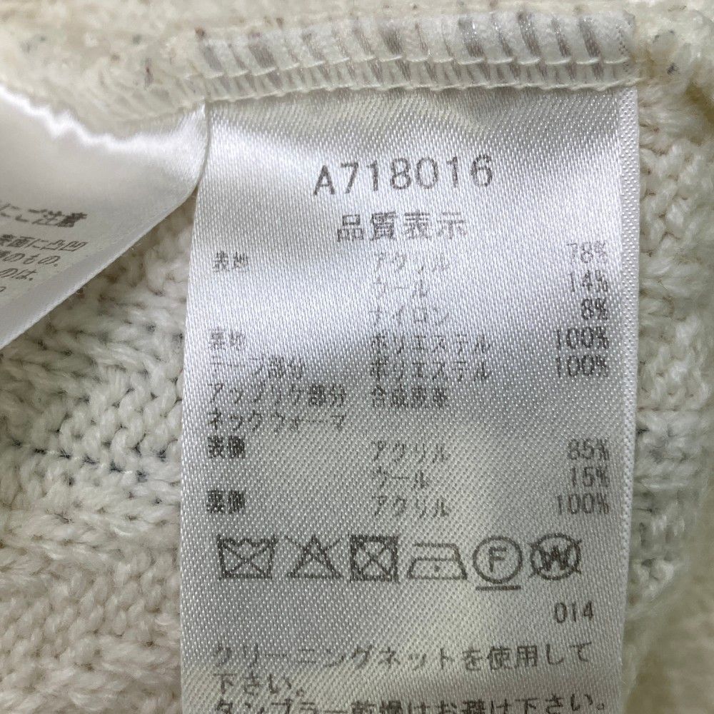 サイズ：38 ARCHIVIO アルチビオ  ニット セーター  ホワイト系 [240101433470] ゴルフウェア レディース ストスト サイズ：38 ARCHIVIO アルチビオ ニット セーター ホワイト系