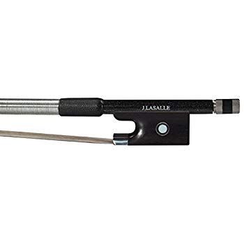 【中古】J. LaSalle LB-20 カーボングラファイトデラックス学生バイオリン弓 - 4/4サイズ 6g7v4d0
