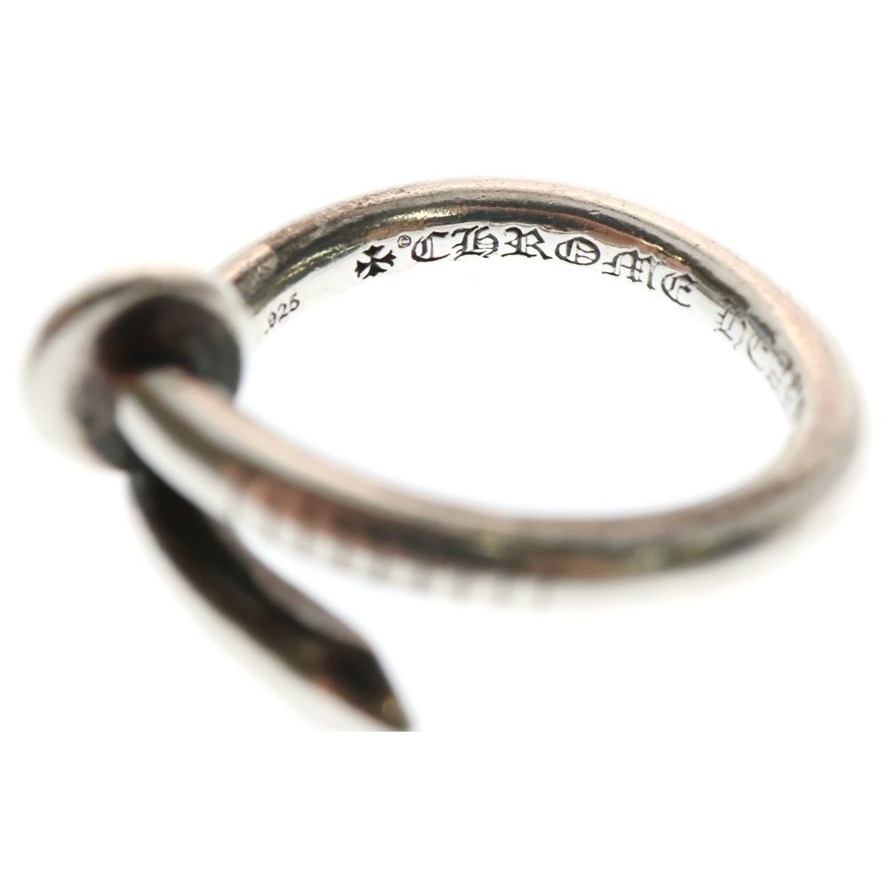 【CHROME HEARTS】 シルバー ネイルフラット リング NAIL FLAT クロムハーツ シルバー フラット ネイル リング - SHENGLI ROAD